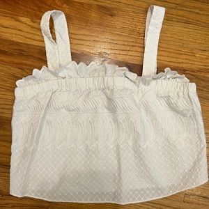 White crop top